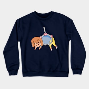 cute girl Crewneck Sweatshirt